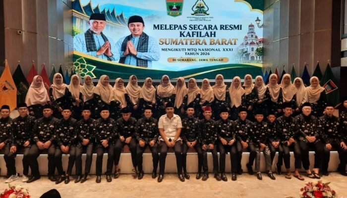 53 Kafilah Sumbar Berlaga di MTQ Nasional, Wagub Vasko Bidik Lima Besar