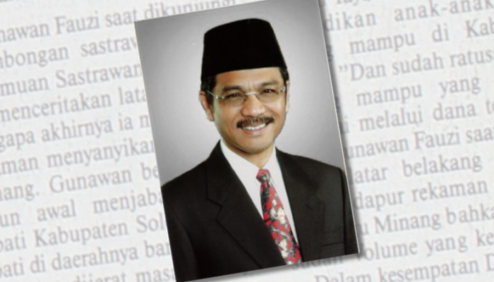 Saat Jadi Bupati, Gamawan Fauzi Bikin Album Pop Minang untuk Pendidikan Solok